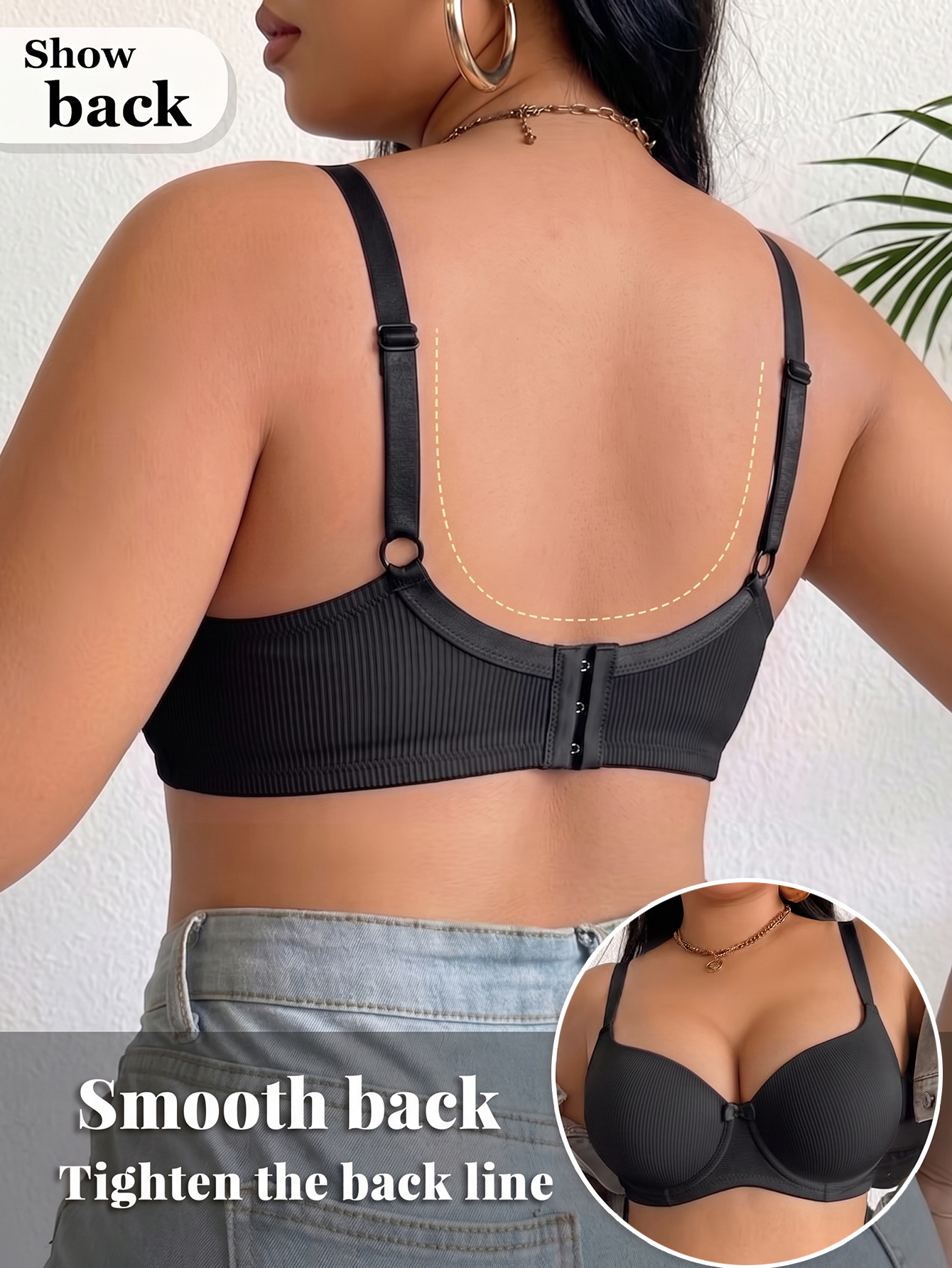 Plus Size Anti-Sagging Women B - Minimizer Bra Women review and price