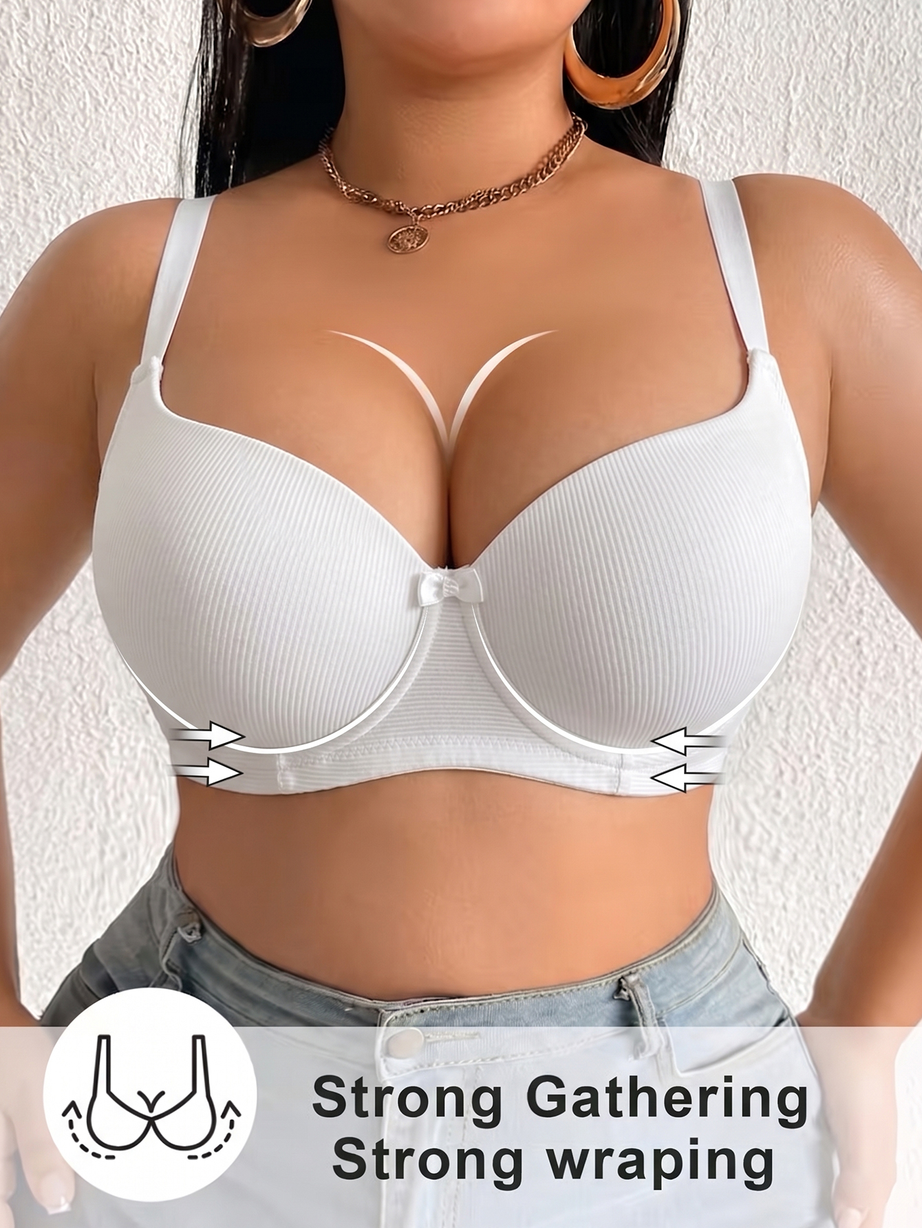 Plus Size Anti-Sagging Women B - Minimizer Bra Women review and price