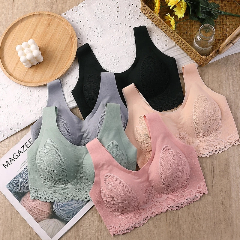 Breathable Latex Bra Seamless  - Sleep Bra Bralette review and price
