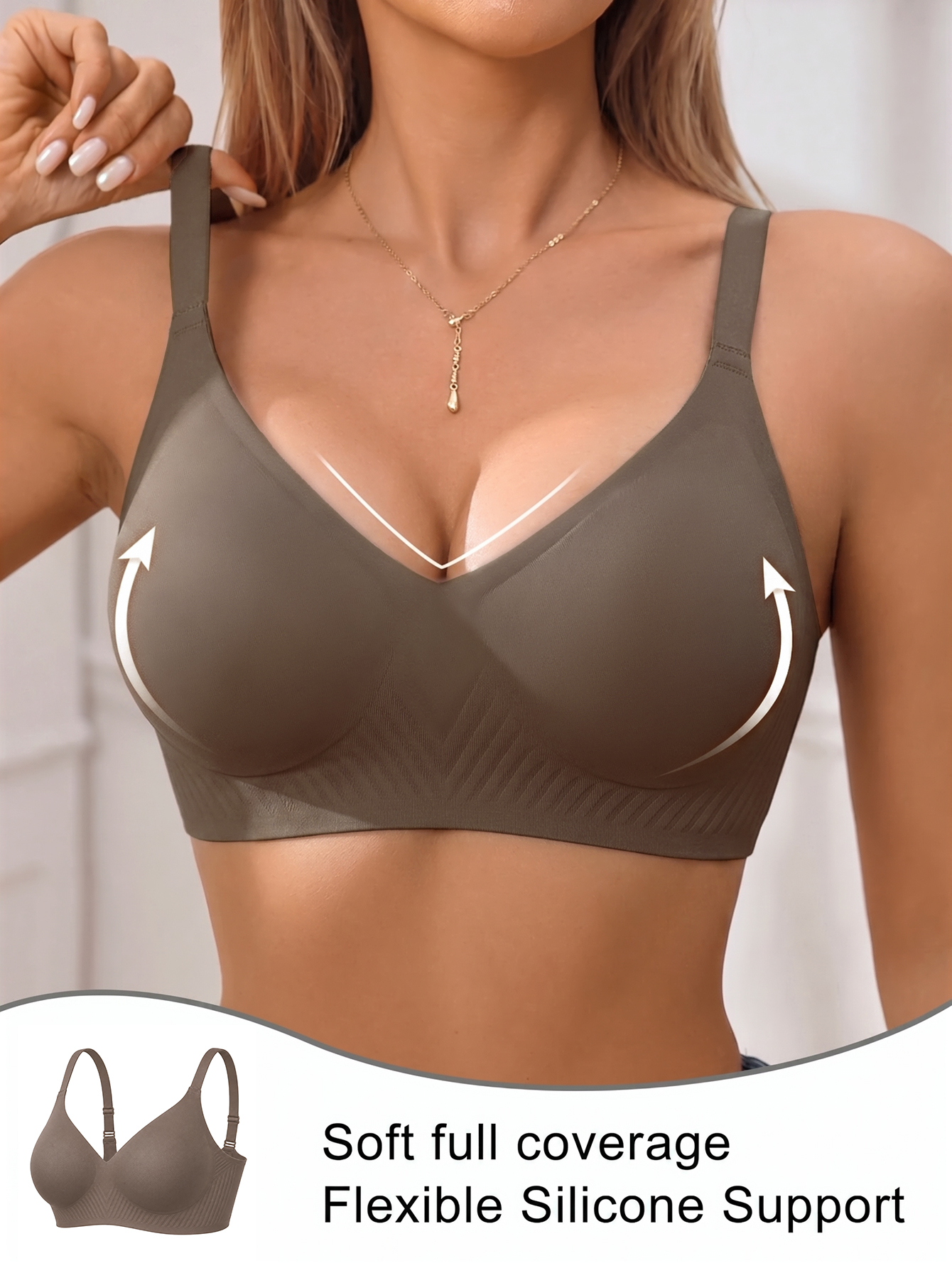 Full Coverage Push Up Jelly Su - Full Coverage Bra review and price