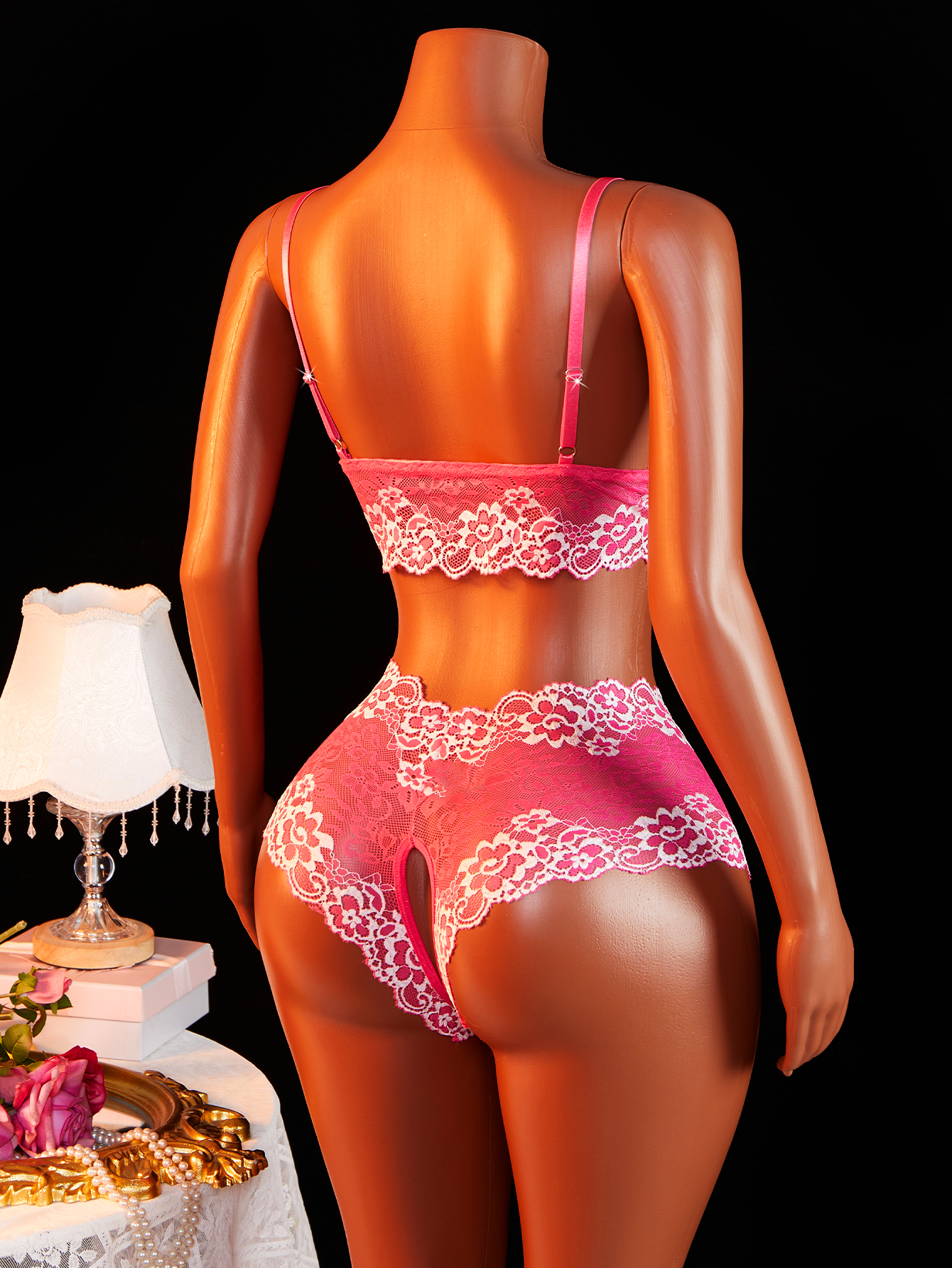 Women's Sexy Lingerie Set Slin - Sheer Bra Lace review and price