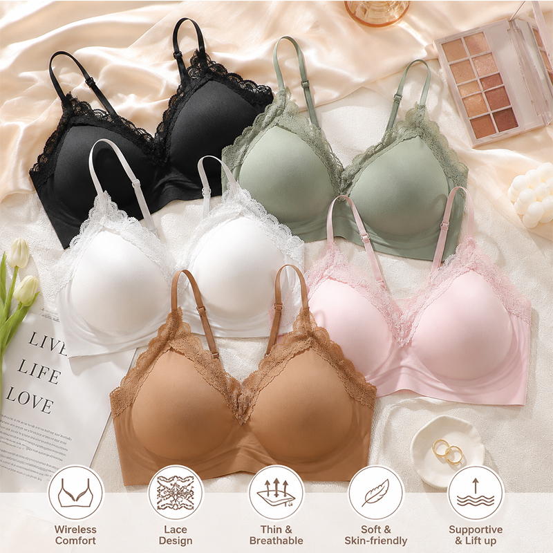 Wire Free Seamless Bralette fo - Sleep Bra Bralette review and price