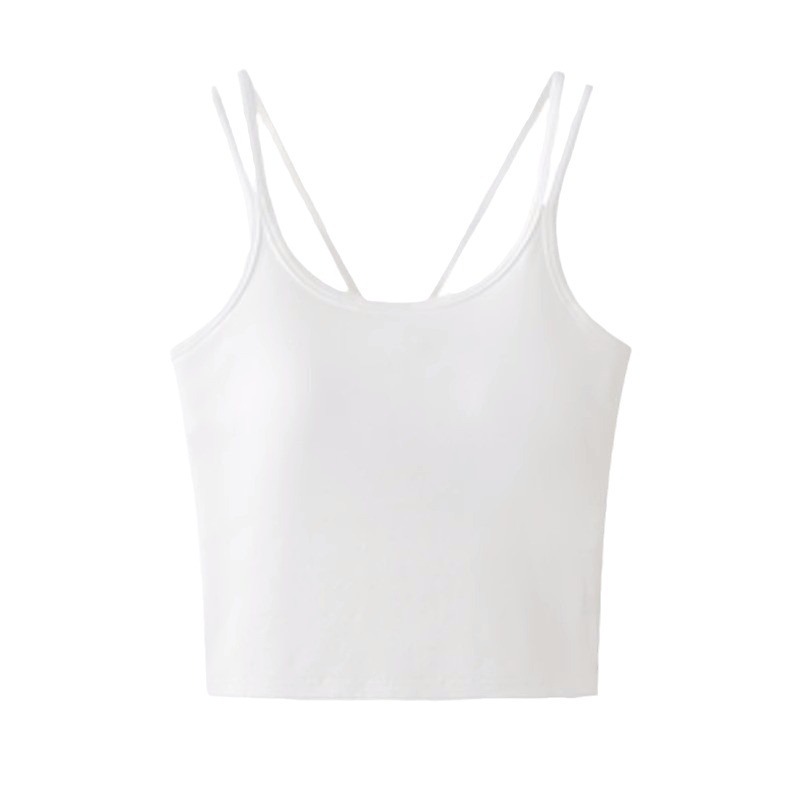 Crop Top Women Sexy Sleeveless - T Shirt Bra Seamless review and price