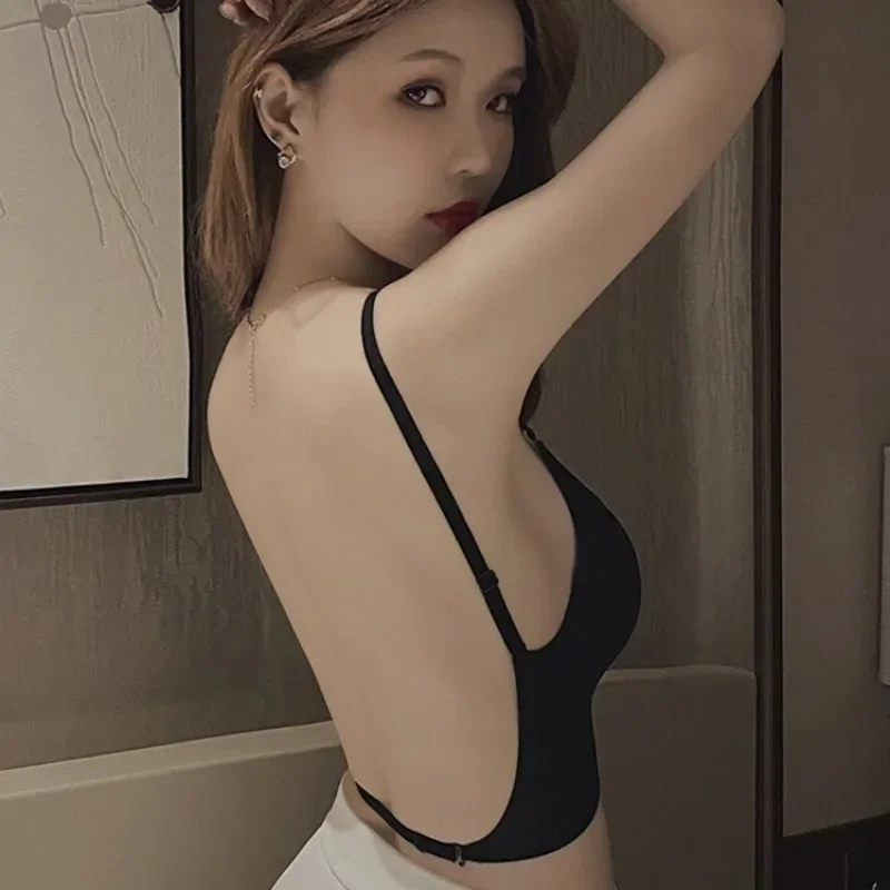 Women Invisible Bra Deep U Plu - Backless Bra Sticky review and price
