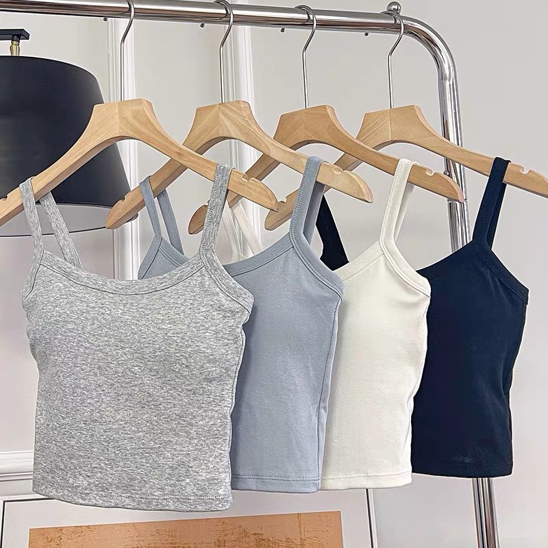 Crop Top Women Sexy Sleeveless - T Shirt Bra Seamless review and price