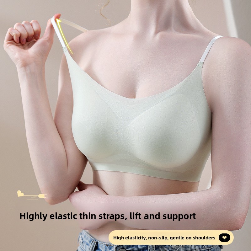 Ice Silk Sleep Bra Tank Top Wo - Sleep Bra Bralette review and price