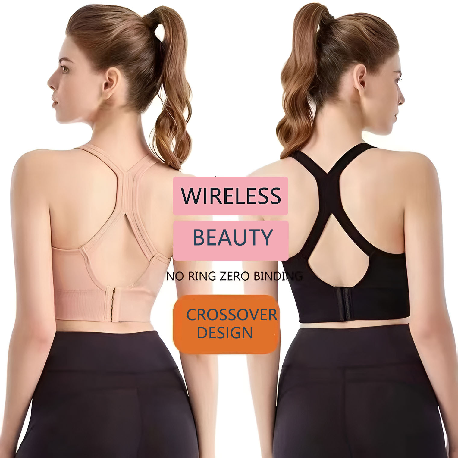Women's Cross Back Sports Bra  - Full Coverage Bra review and price