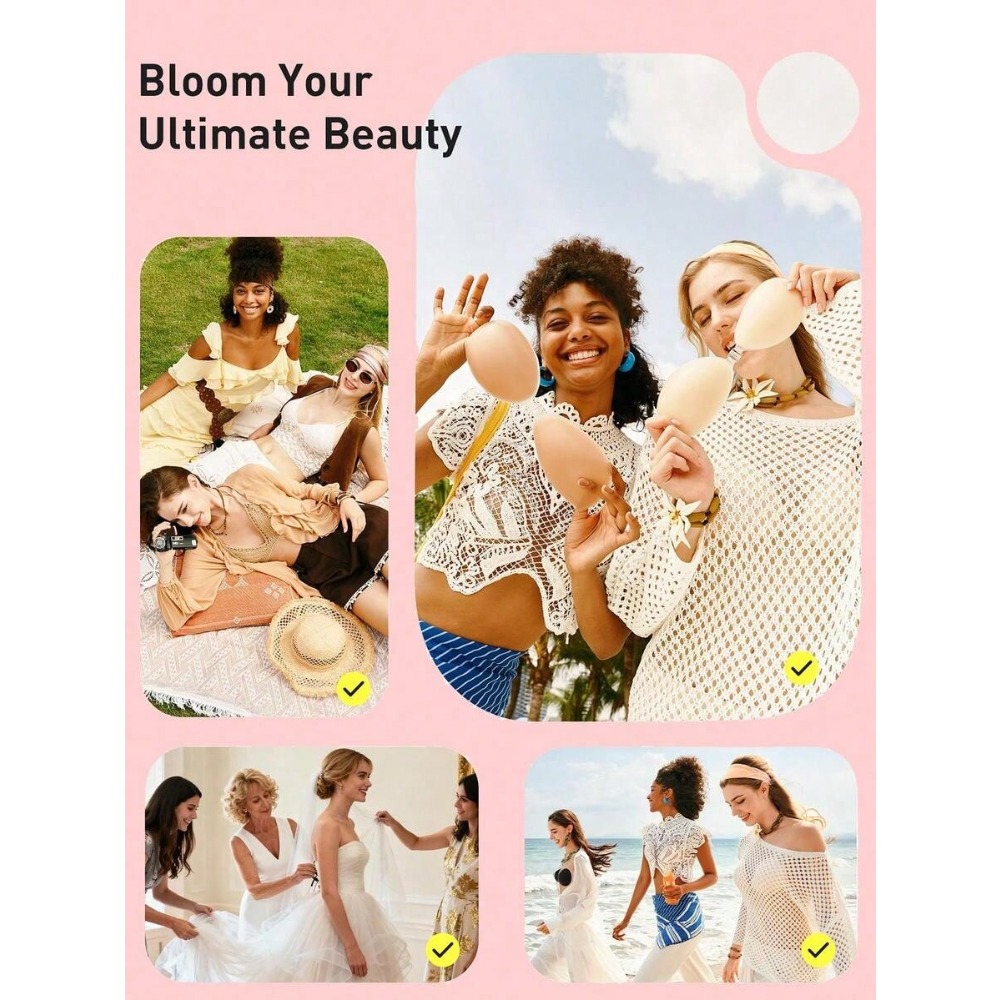 Waterproof Silicone Invisible  - Push Up Bra Silicone review and price